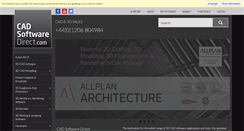 Desktop Screenshot of cadsoftwaredirect.com